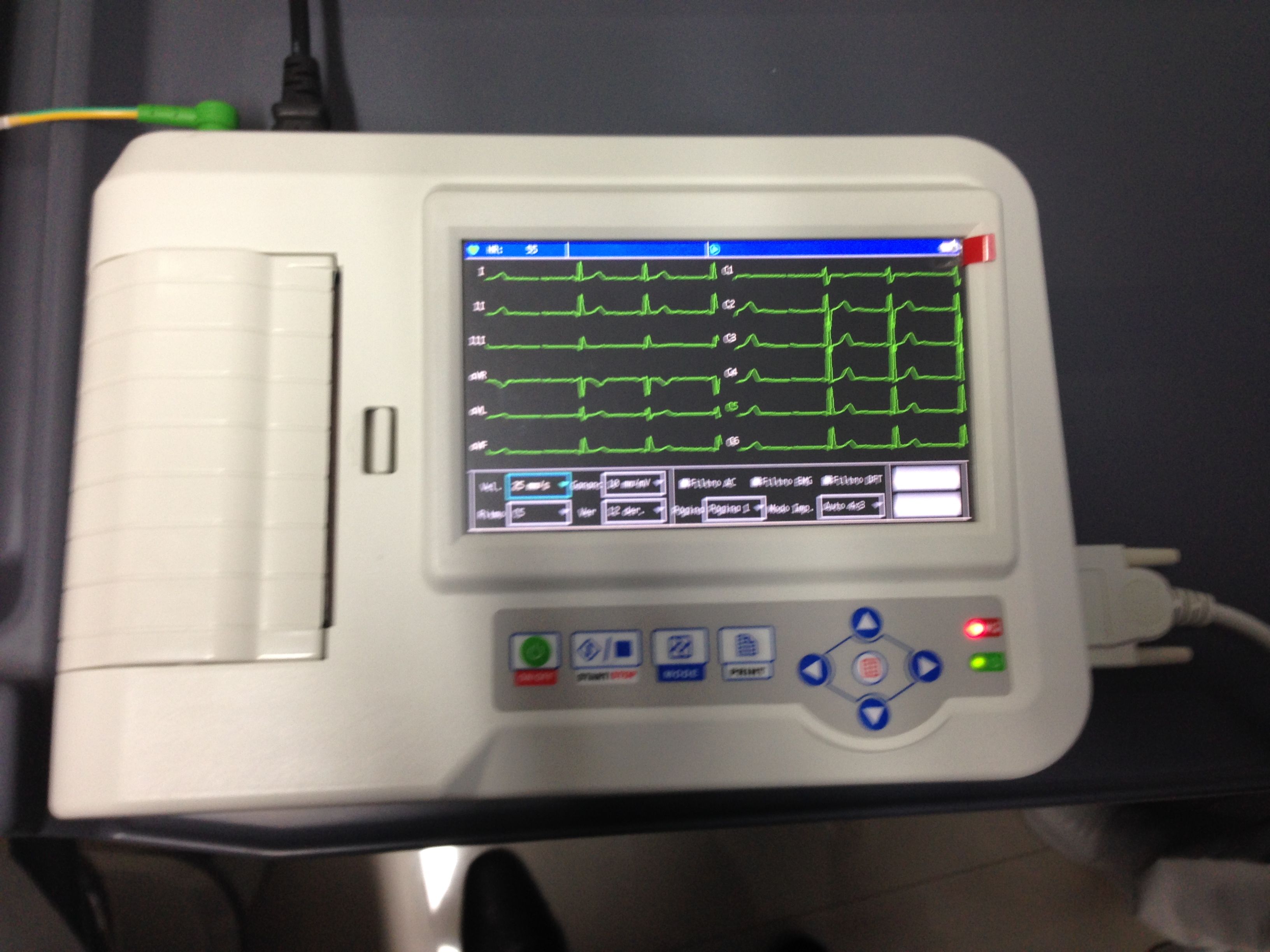 Prueba de Derbeville protesta afeitado Electrocardiograma | CERYA